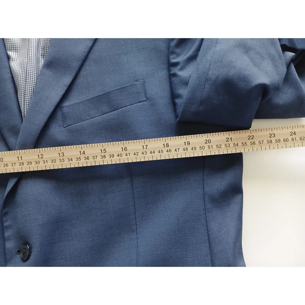 Tommy Hilfiger Blue Wool Blend Modern Fit Blazer Sports Coat Men's Size *44R